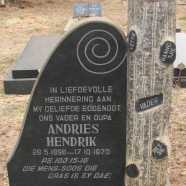NIEUWENHUIZEN Andries Hendrik, van 1896-1970