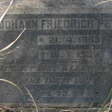 PETRICK Johann Friedrich 1853-1906