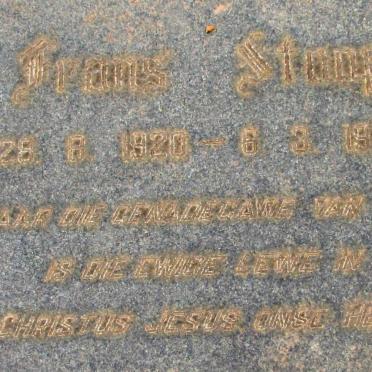 STOOP Frans 1920-1967
