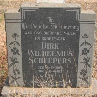 SCHEEPERS Dirk Wilhelmus 1886-1951