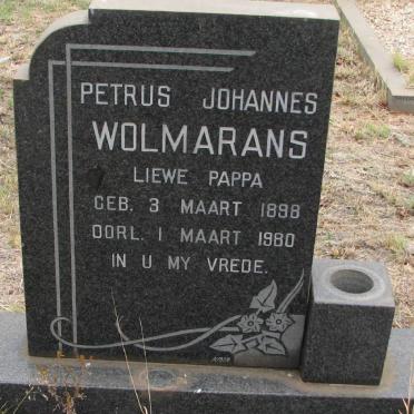 WOLMARANS Petrus Johannes 1898-1980