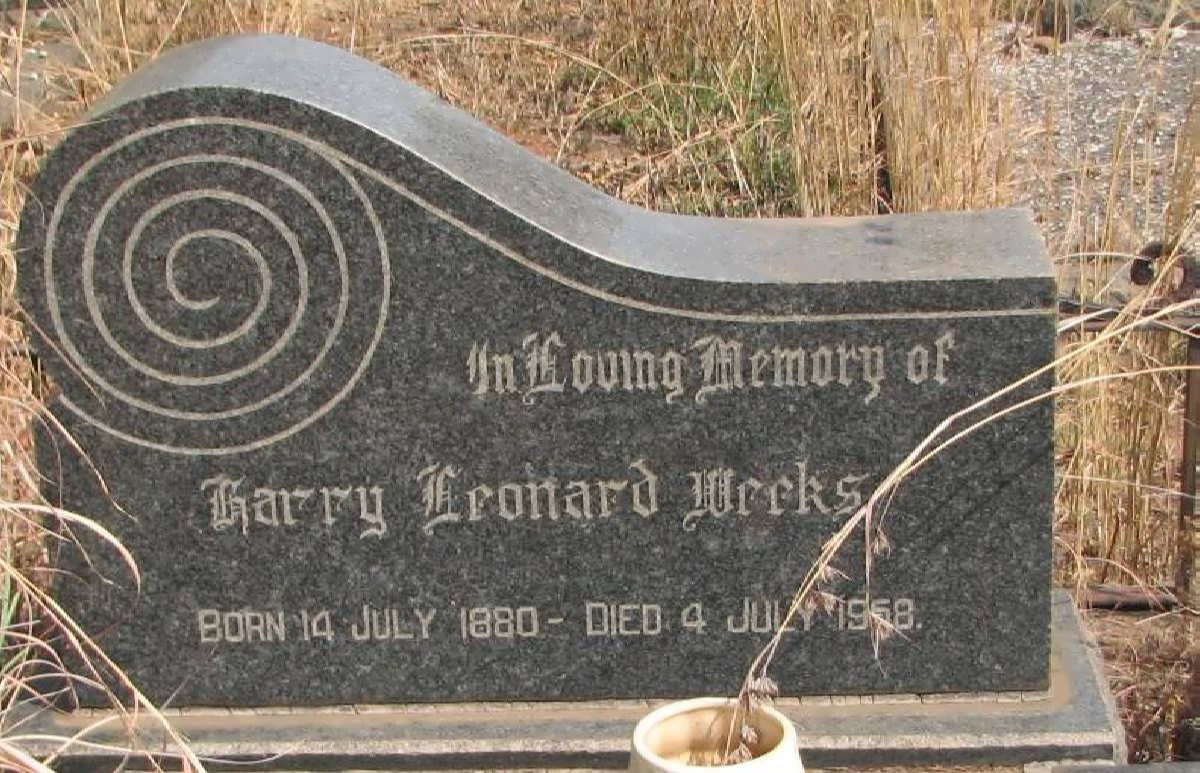 WEEKS Harry Leonard 1880-1958