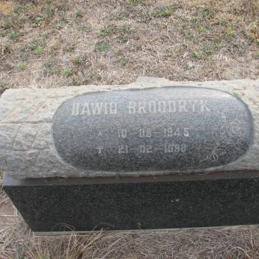 BROODRYK Dawid 1945-1998