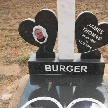 BURGER James Thomas 1982-2010