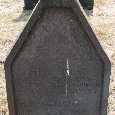 COETZEE Maria Elizabeth 1914-1915