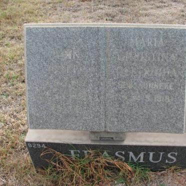 ERASMUS John 19??-19?? &amp; Maria Christina ? KUNNEKE 1918-