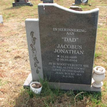 FOURIE Jacobus Jonathan 1926-2004
