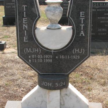 GELDENHUYS M.J.H. 1929-1998 &amp; H.J. 1929-