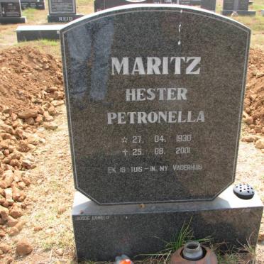 MARITZ Hester Petronella 1930-2001
