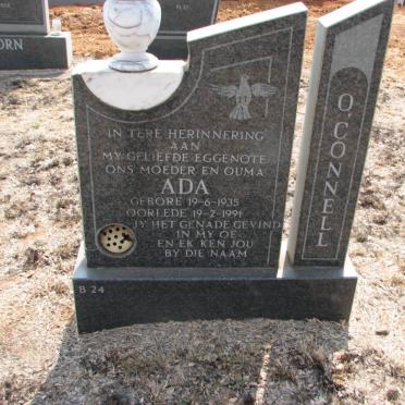 O'CONNELL Ada 1935-1991