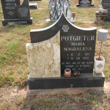 POTGIETER Maria Magdalena 1961-2005