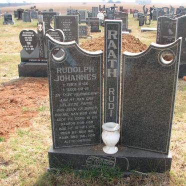 RAATH Rudolph Johannes 1969-2001