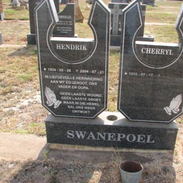 SWANEPOEL Hendrik 1954-2004 &amp; Cherryl 1956-