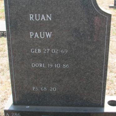 TOIT Ruan Pauw, du 1969-1986
