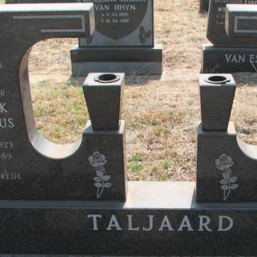 TALJAARD Hendrik Albertus 1923-1989 &amp; Susara Catharina OLIVIER 1925-1987