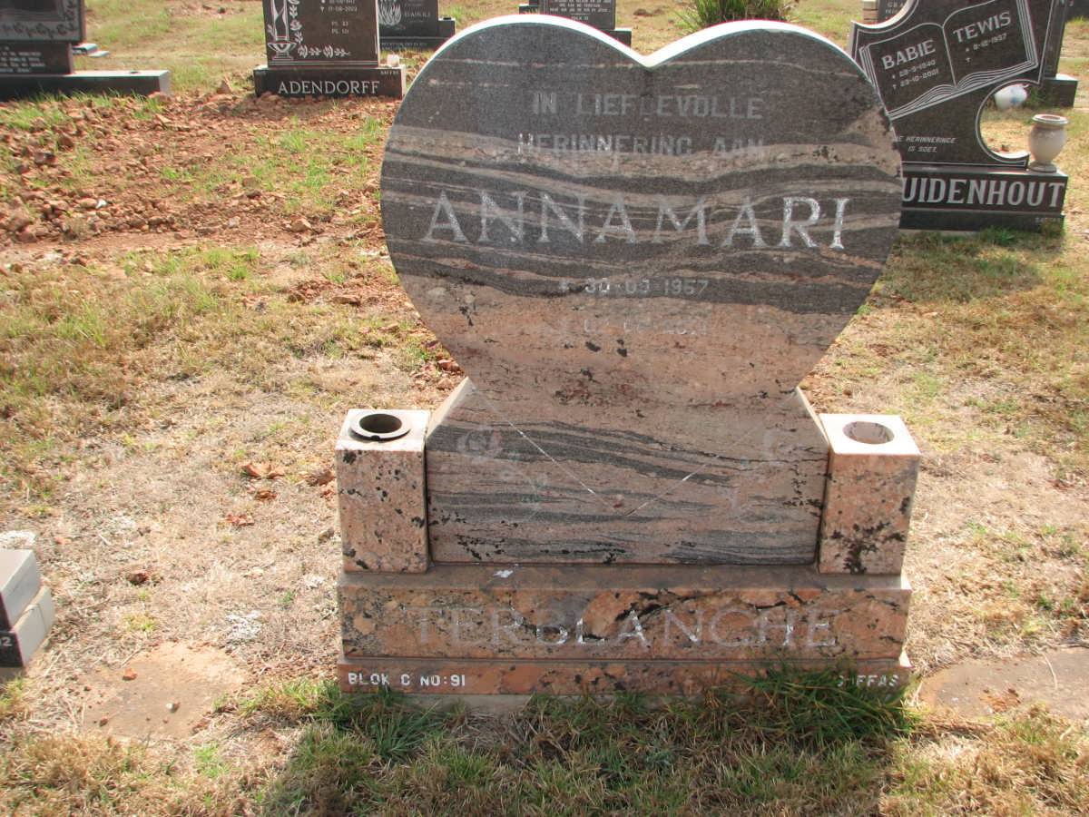 TERBLANCHE Annamari 1957-2001