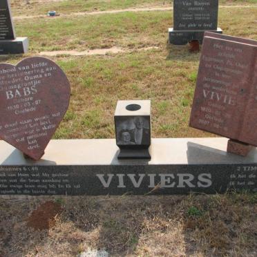 VIVIERS Vivie 1920-2007 &amp; Babs 1930-