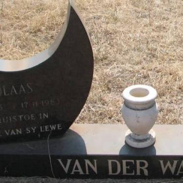 WALT Nicolaas, van der 1925-1983 &amp; Susanna Elizabeth 1927-