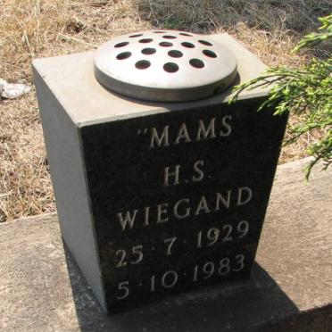 WIEGAND H.S. 1929-1983