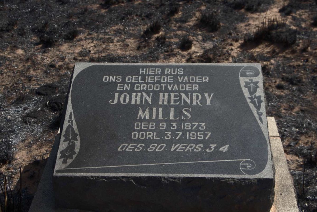 MILLS John Henry 1873-1957