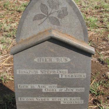 FERREIRA Ignatuis Stephanus 1849-1939