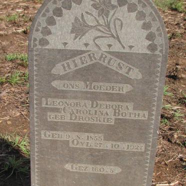 BOTHA Leonora Debora Carolina nee DROSKIE 1855-1927