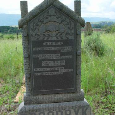 BROODRYK Anna Margaritha nee VELDMAN 1880-1941