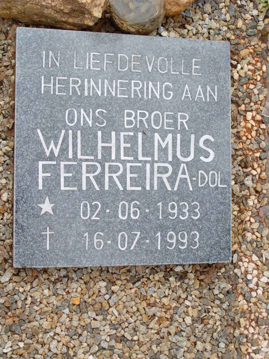 FERREIRA Wilhelmus 1933-1993