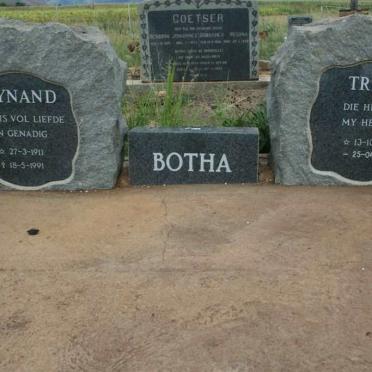 BOTHA Wynand 1911-1991 &amp; Trien 1913-1993