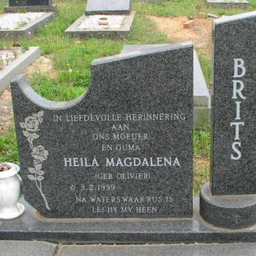 BRITS Roelof Johannes Cornelias 1927-1988 &amp; Heila Magdalena OLIVIER 1939-
