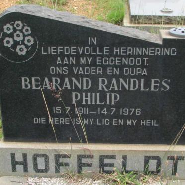 HOFFELDT Bearand Randles Philip 1911-1976
