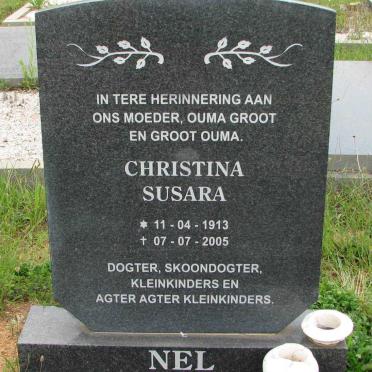 NEL Christina Susara 1913-2005