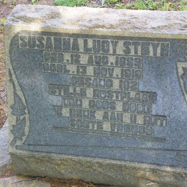 STEYN Susanna Lucy 1899-1919