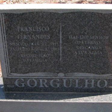 GORGULHO Francisco Fernandes 1915-1991