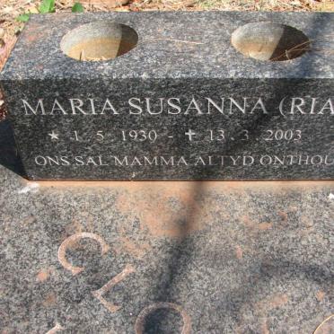CLOETE Susanna 1930-2003
