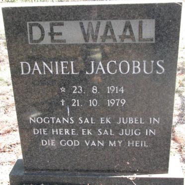 WAAL Daniel Jacobus, de 1914-1979
