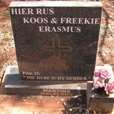 ERASMUS Koos &amp; Freekie 