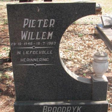 BROODRYK Pieter Willem 1948-1983