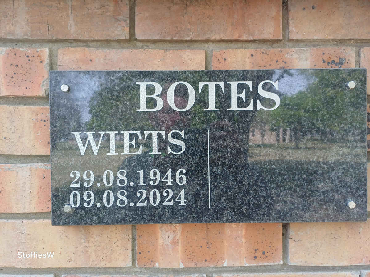 BOTES Wiets 1946-2024