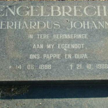 ENGELBRECHT Gerhardus Johannes 1898-1988