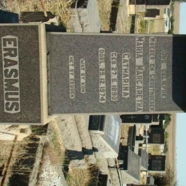 ERASMUS David Jacobus 1880-1952 &amp; Maria Margaretha Catharina 1890-1974
