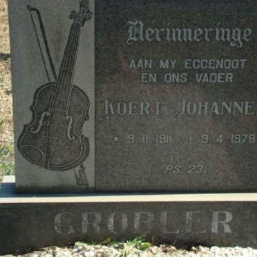 GROBLER Koert Johannes 1911-1978