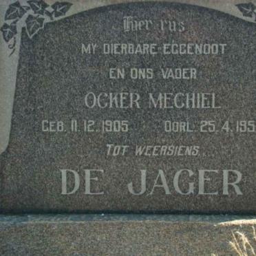 JAGER Ocker Mechiel, de 1905-1958