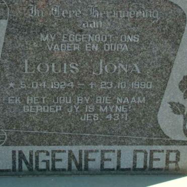 LINGENFELDER Louis Jona 1924-1990
