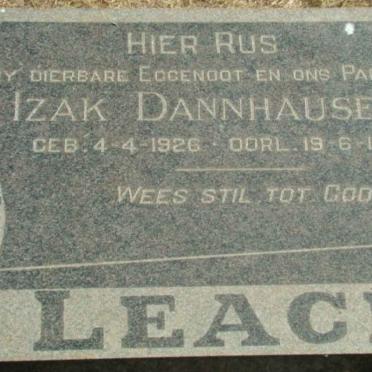 LEACH Izak Dannhauser 1926-1964