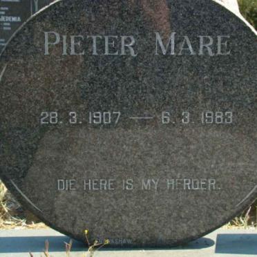 MARE Pieter 1907-1983