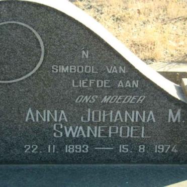 SWANEPOEL Anna Johanna M. 1893-1974