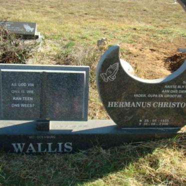 WALLIS Hermanus Christoffel 1935-2006