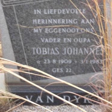 DYK Tobias Johannes, van 1909-1983
