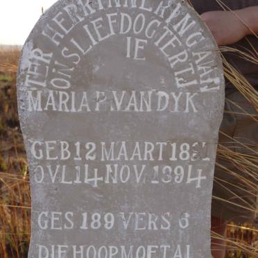 DYK Maria P., van 1891-1894